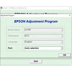 نرم افزار ریست پرینتر Epson L3160