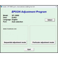نرم افزار ریست پرینتر Epson XP5000